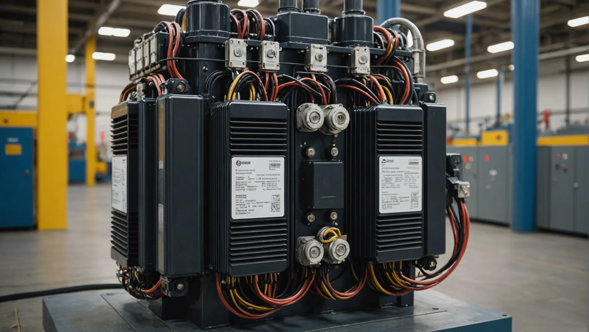 A split transformer in an electrical system setup