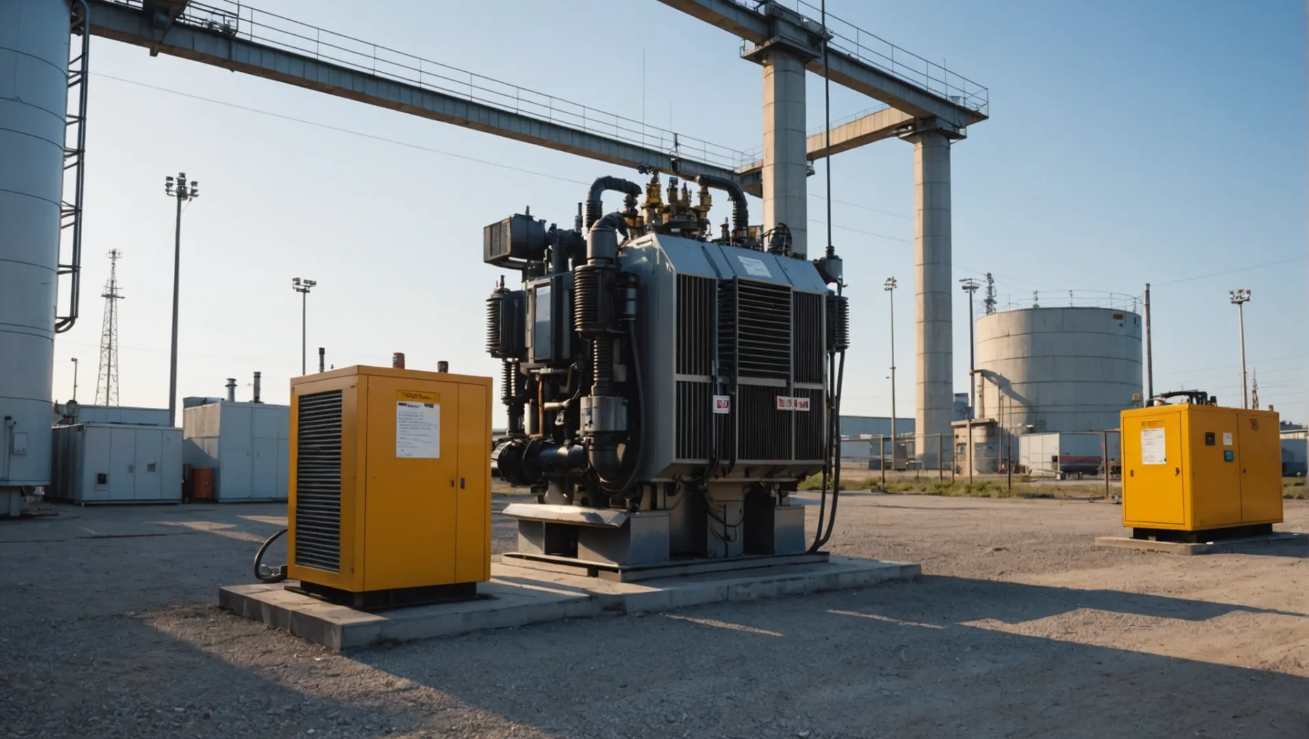 Oil immersed and dry type transformers in different environments